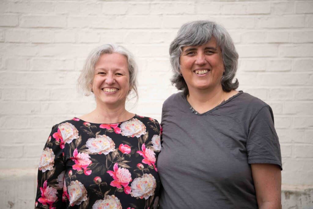 Dami Charf und Andrea Silwanus